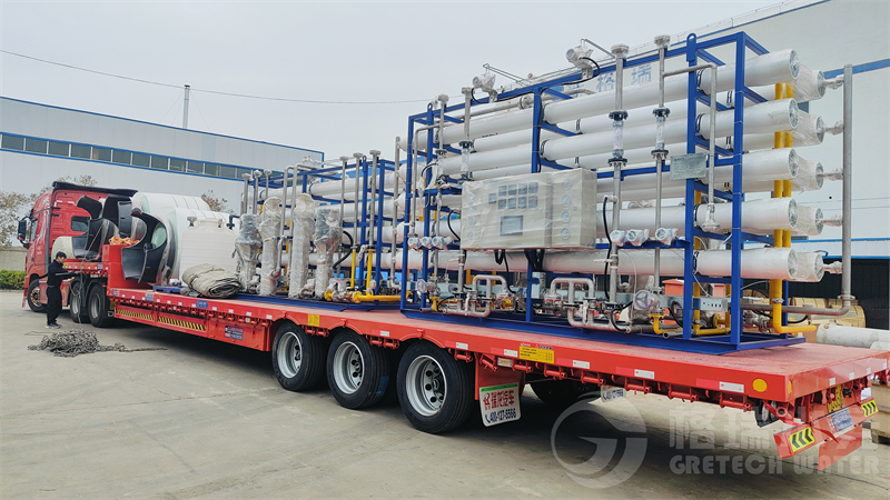 喜訊，又發貨啦！發貨廣東某鋼鐵企業2*10t/h除鹽水設備